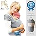 4-in-1 Mother's Touch® Baby Wrap Carrier | Soft Baby Carrier | Baby Sling Carrier | Postpartum Belt | Nursing Cover | Best Baby Shower Gift (Black)