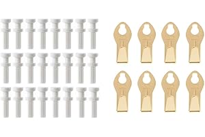 Takker Hardwall Refill Pack of 24 and 8 x Takker Picture Hooks - Hang Up to 12kgs - for Plaster Brick Ceramic Tiles Wood and Plasterboard - for Pictures Canvas Utensils and Tools