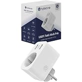 Hybrone USB ve Type-C Girişli Akım Korumalı Wi-Fi Akıllı Priz, Adapt&ouml;r, 16 Amper, Enerji İzleme, &Ccedil;ocuk Kilidi, Uygulama ile U