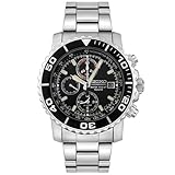 Seiko Herren-Armbanduhr XL Chronograph Edelstahl beschichtet SNA225P1