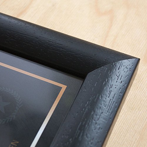 Persönlicher Hollywood Stern Walk of Fame Stil – Star of Fame Urkunde mit Name und Holzrahmen 46 x 36cm - 2