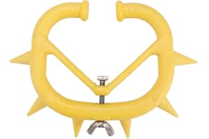 Pssopp 10pcs Anneaux de Nez de Veau-sevrage Bovins en Plastique Vache de sevrage Outil de sevrage de Vache Anneau à piquer Bovine Clip de Nez Traite Stop Anti-Sucer La Traite Stop Produits Agricoles