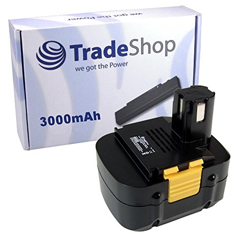 TradeShop Premium Werkzeug Ni-MH Akku 15,6V 3000mAh für PANASONIC EY-6431NQKW EY-6432 EY-6432FQKW EY-6432GQKW EY-6432NQKW EY-6535GQW EY-6535NQKW EY-6930FQKW EY-6931NQKW EY-6932GQKW EY-6930NQKW EY-6230FQKW