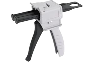 KIUIOM Pistola per Colla Epossidica,Erogatore Epossidice per Pistole,Pistola Erogatrice Pistole Applicatrici Manuali,Adatto per Elettronica,Ceramica,Plastica,Legno,Auto,Rapporto 1: 1,50 ml