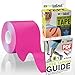 Produktbild Kinesiologie Tape Rosa | Physio Tape | Body Tape | Sportstape | 5 cm x 5 m | Schutz + Schnelle Regeneration In Schulter Nacken Rücken Knie Knöchel & Ellenbogen | Latexfrei Von No Label