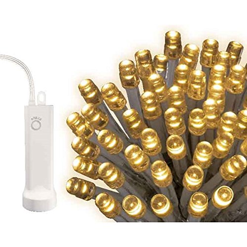 Preisvergleich Produktbild LED Lichterkette, 48 LED, 3,5m, weisses Kabel