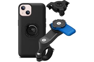 Quad Lock Support Téléphone pour Guidon de Moto avec Amortisseur de Vibrations et Coque MAG pour iPhone 13