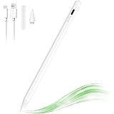 Stylus Pencil for Apple iPad, Stylus Pens for Touch Screens with Palm Rejection, Tilting & Magnetic Detection, Replacement Ti