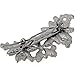 Sanwood Women's Rhinestone Flower Crystal Hair Clip Jewelry