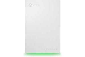 Seagate Game Drive for Xbox 5TB, External Hard Drive Portable, USB 3.2 Gen 1, White with built-in green LED bar, Xbox Certified, Data Rescue Services (STKX5000100)