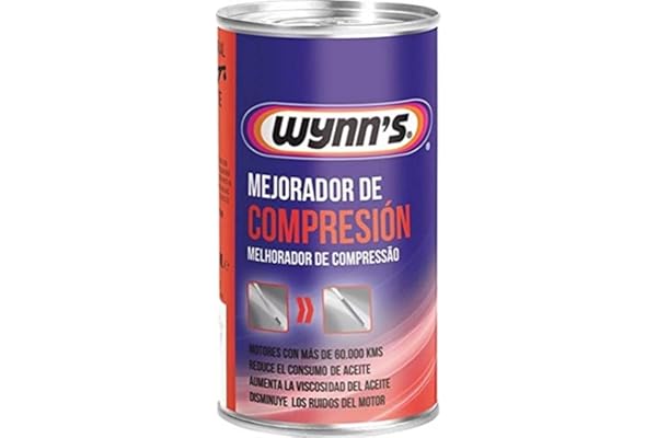 Wynn's Aditivo Aceite Motor Diésel y Gasolina – Sistema de Lubricación Mejorador de Compresión – Reduce el Consumo de Aceite y Las Emisiones – Ideal para Motores con más de 60.000 km – 325 ml
