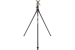 FIERY DEER Jagd Dreibein, Längenverstellbare Gewehrauflage, Vielseitige Jagd Zweibein Gewehr, Aluminium-Zielstock Jagd