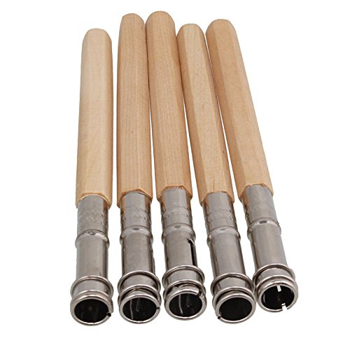 Hrph 5pcs Zeichnung Bleistift Extender Geräte Verlängerte Carbonstangen Clip Lengthening Bar-Bleistift-Skizze-Kunst - 4