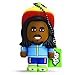 Produktbild Tribe Toonstar Pendrive Figur USB Stick 4GB Speicherstick Lustig USB Flash Drive 2.0, Memory Stick, USB Gadget, Schlüsselanhänger Kappenhalter - Rasta (Mehrfarbig)
