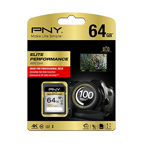 PNY Speicherkarte SDXC Elite Performance 64GB 100MB/s Class 10 UHS-1 U3 - 4