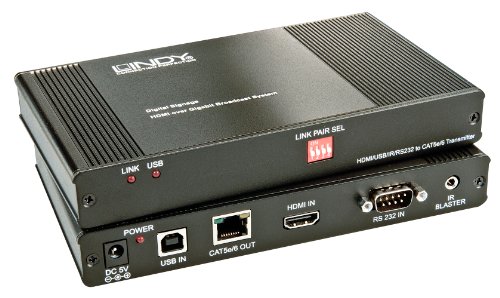 LINDY HDMI+USB over Gigabit Sender. HDMI 1.4 + USB KVM Extender und Matrix Switch