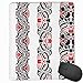 Produktbild Mouse Mat Stitched Edges, Haida Motifs In Vertical Borders With Abstract Tribal Animal Figures,Gaming Mouse Pad Non-Slip Rubber Base
