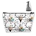 Produktbild Floral Deer Reise Make-up Tasche Kosmetiktasche Organizer Aufbewahrungstasche Für Frauen Schönheit