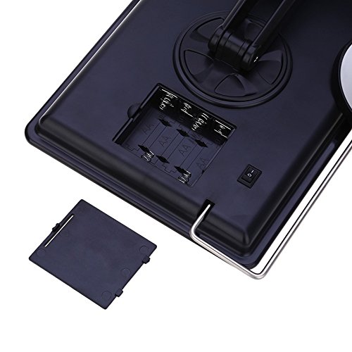 Cookey Beleuchtete Make up Spiegel Beleuchtete Eitelkeit Kosmetikspiegel mit Beweglichen 10x Vergrößerung 20 LED Ideal für Schlafzimmer Tischplatte Badezimmer Dressing Rasieren Reisen - 8