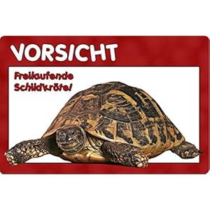 +++ SCHILDKRÖTE Reptil - Metall WARNSCHILD Schild Türschild Sign - REP 03 T6