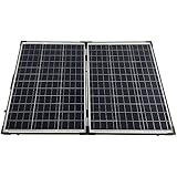 HQST 12V Polykristallin-Solarkoffer 2 x 50W (mit 20A Laderegler)Solarmodul Zelle 100W Polykristallin Solarpanel Wohnmobil Solarmodul Solarzelle Camping Garten mit Aluminium-Rahmen