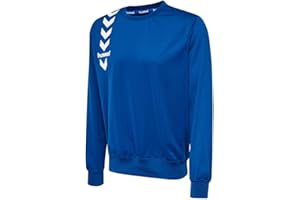 hummel Essential Poly Sweat Sudadera Azul 100% poliéster Uni_Kids Talla 6 Unisex niños