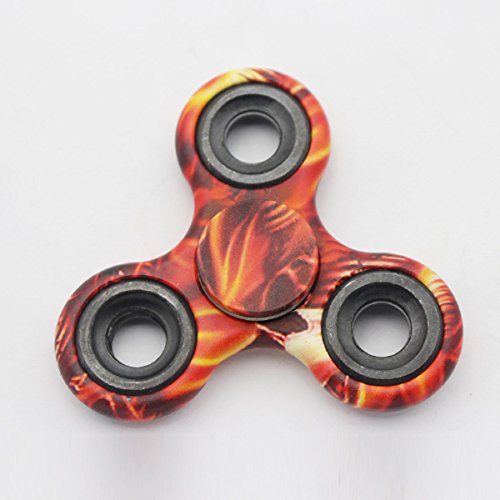 Spinner Fidget toy Limited Edition Spielzeug toys für die Hand / Finger als Ablenkung aus Teilcarbon / Hybrid Keramik Metall mit Drei / Tri-Spinner Kugellager / vergleichbar mit Squeeze und Antistressball für Geschicklichkeitspiele bei Kinder und Erwachsene als perfektes Geschenk