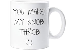 60 Second Makeover Limited You Make My Knob Throb Mug Cup Gift Wife Husband Valentines Day Birthday Present Gift Boyfriend Girlfriend