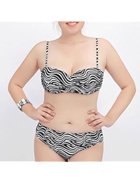 PRIDE S Zebra modello costume da bagno sposato Bikini di grandi dimensioni ( Colore : Multicolore , dimensioni...