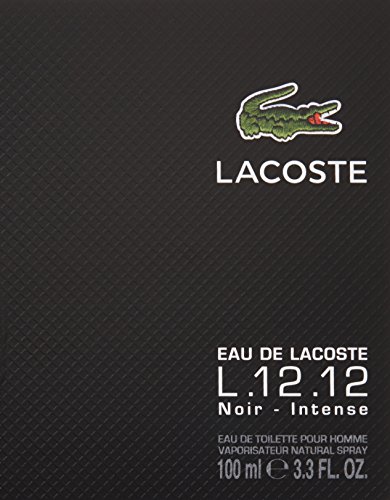 LACOSTE L.12.12 Noir EDT Vapo 100 ml, 1er Pack (1 x 100 ml) - 4