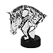Produktbild Unbekannt Widdop Bingham Stil Creative Silber Pferd und Fohlen Head Ornaments Figur 30,5 cm