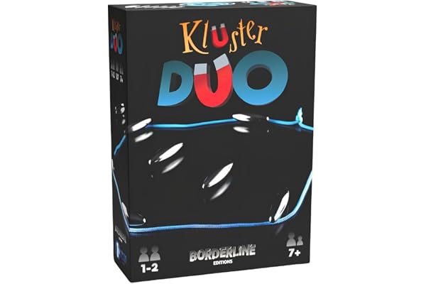 Borderline Editions - Kluster - Jeu d'adresse aimants - Pierres aimantées - Jeu d'ambiance à Jouer en Famille ou Entre Amis