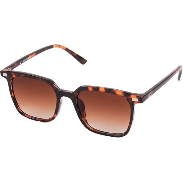 KISS BOXER Sunglasses - Bold Square Frame With Retro Studs, UV400 Protection, Unisex