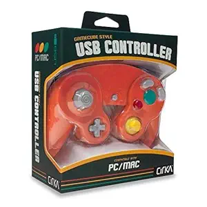 Cirka Premium GameCube-Style USB Controller for PC/ Mac (Crimson-Red)