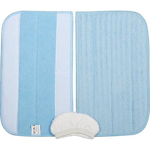 Dirt Devil 0319001 Pack de 3 Chiffons pour Nettoyeur Vapeur M319 Microfibre