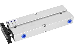 MARHYNCHUS Cilindro pneumatico Lega cilindro pneumatico cilindro di alluminio TN16 0.1-0.9MPa Cilindro pneumatico a doppia azione 10-200 mm(TN16X50-S)