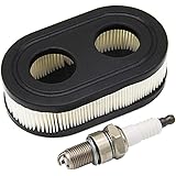 SWNKDG Luftfilter & Zündkerzen für Briggs & Stratton Motoren 550E 550EX Eco-Plus 575EX Series Ersetzt 798339 798452 593260 09