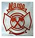 Produktbild Schlummerlicht24 Led Feuerwehr-Schild Feuerwehrstation Erwachsene Geschenke mit Name Deko Feuerwehr-Zimmer Geburtstagsgeschenk Junge Mann Männer Geschenk-Idee mit Feuerwehr-Axt