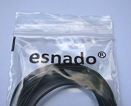 Lederband, Lederschnur, Lederriemen 5 m. Rund 2,0 mm. Schwarz - 2