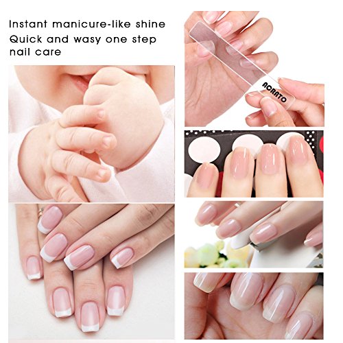ACRATO Polierfeile Nagelfeile Glasnagelfeile mit Nanotechnologie für die perfekte Nagelpflege Beuty aus Hartglas Importiert aus Südkorea - 8