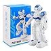 Produktbild Siebwinn Roboter Kinder Spielzeug, JJRC R2 Intelligente Roboter Spielzeug RC Control Geste Sensor Action Display Singen Tanzen USB Lade Kinder Geburtstagsgeschenk (Blau)