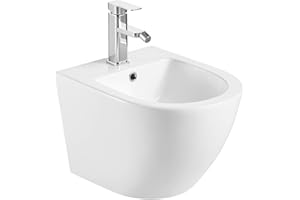 AQUORE Bidet BTW Génova Suspendido Blanco Brillo
