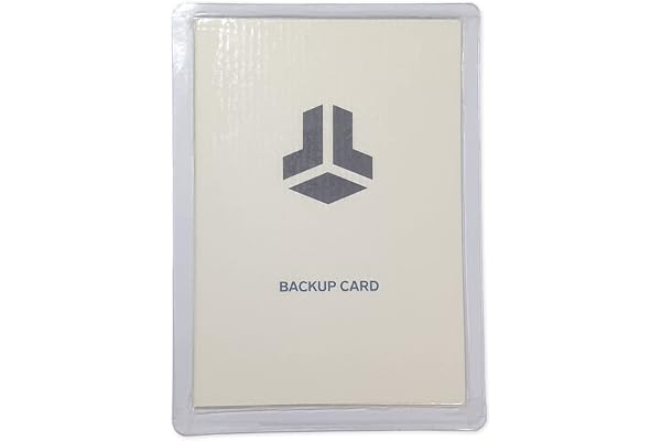 BitBox Bitcoin Cartes de Sauvegardes: Cartes plastifiées et résistantes au vieillissement. Contient 3 Jeux de Sauvegarde complets