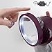 Magnifying Mirror with Suction Cup LED Light