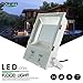 Produktbild Tonffi Strahler LED Wandleuchte 100W Flutlicht Aluminium AC100-260V 6000K kaltweiß SMD 2835 * 200 ersetzt 450W Halogenlampe CE/ROHS Außenstahler IP66 wasserdicht