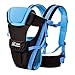 ELENKER™ Adjustable 4 Positions Carrier 3D Backpack Pouch Bag Wrap Soft Structured Ergonomic Sling Front Back Newborn Baby Infant Blue