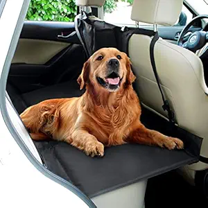 Frontpet Backseat Pet Bridge - Ideal for Trucks, SUVs, and Full Sized Sedans Dog Car Seat Extender Platform Cover Barrier Divider Restraint