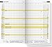 Produktbild rido/idé 7045590 Taschenkalender/Faltkalender Miniplaner d12 Ersatzkalendarium, 2 Seiten = 1 Monat, 87 x 153 cm, Kalendarium  2019