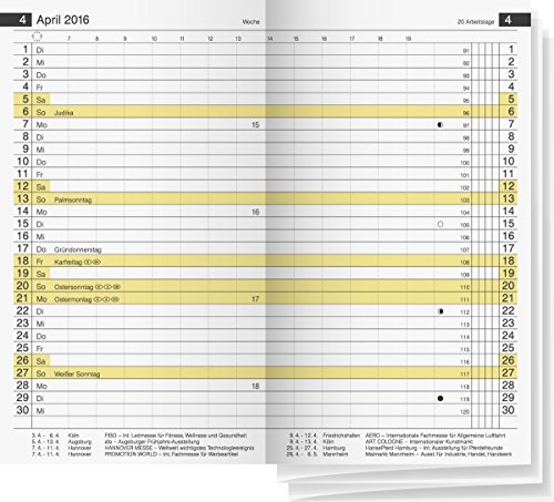 Preisvergleich Produktbild rido / idé 7045590 Taschenkalender / Faltkalender Miniplaner d12 Ersatzkalendarium, 2 Seiten = 1 Monat, 87 x 153 cm, Kalendarium 2019