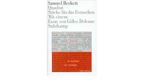 Amazon It Beckett S Quadrat Beckett Samuel Tophoven Erika Tophoven Elmar Libri In Altre Lingue